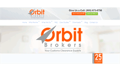 Desktop Screenshot of orbitbrokers.ca