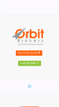 Mobile Screenshot of orbitbrokers.ca